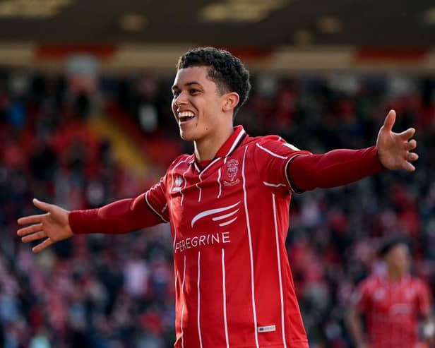 Brennan Johnson celebrates his crucial goal