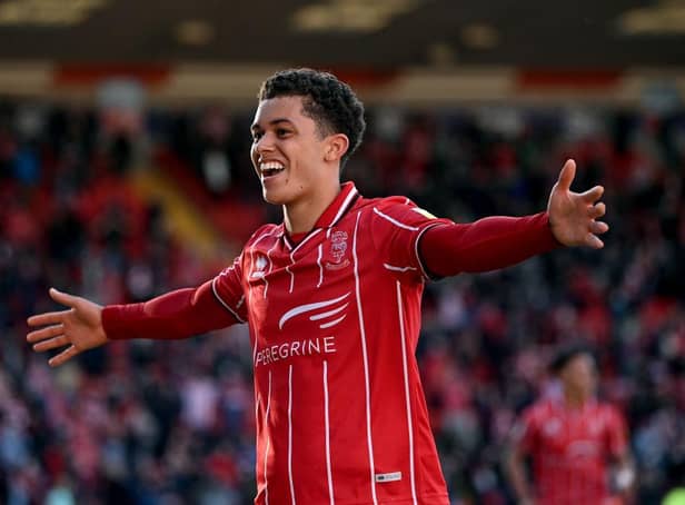 Brennan Johnson celebrates his crucial goal