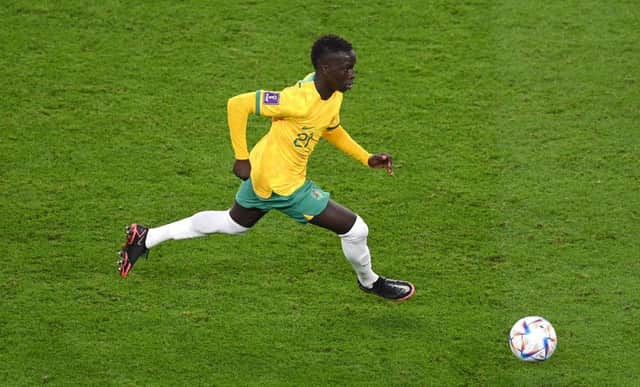 Newcastle United youngster Garang Kuol (Photo by Stu Forster/Getty Images)