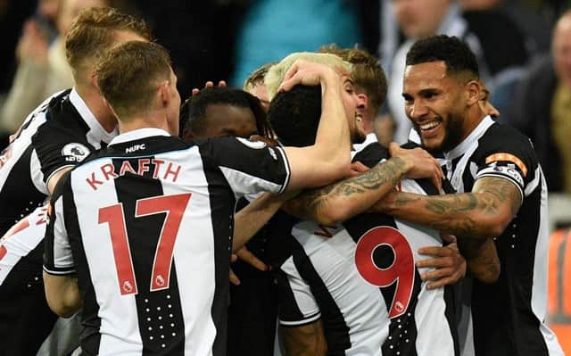 How did Newcastle United fare compare to the supercomputer's pre-season predictions? (Photo by OLI SCARFF/AFP via Getty Images)