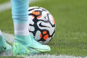 Nike Strike Aerowsculpt Official Premier League ball. (Photo by Lewis Storey/Getty Images)