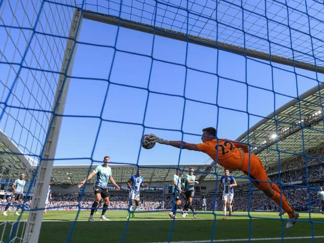 Nick Pope of Newcastle United (Photo by Mike Hewitt/Getty Images)