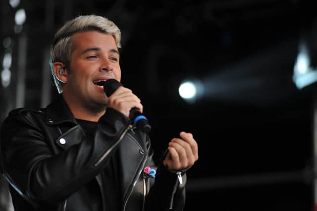 Joe McElderry was among the stars taking part in the event.