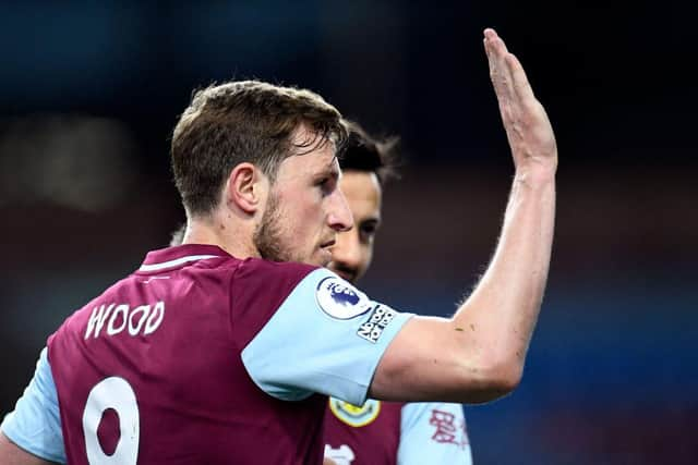 Burnley striker Chris Wood is reportedly a transfer target for Newcastle United (Photo by PETER POWELL/POOL/AFP via Getty Images)