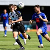 Cameron Ferguson in action for Newcastle United under-23s at Harrogate Town. (Photo credit: Frank Reid)