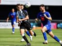 Cameron Ferguson in action for Newcastle United under-23s at Harrogate Town. (Photo credit: Frank Reid)
