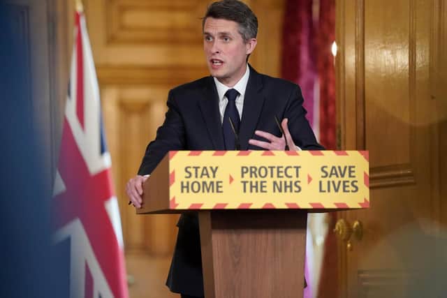 Education Secretary Gavin Williamson during a media briefing in Downing Street, London, on coronavirus (COVID-19). Pictur eby Pippa Fowles/10 Downing Street/Crown Copyright/PA Wire