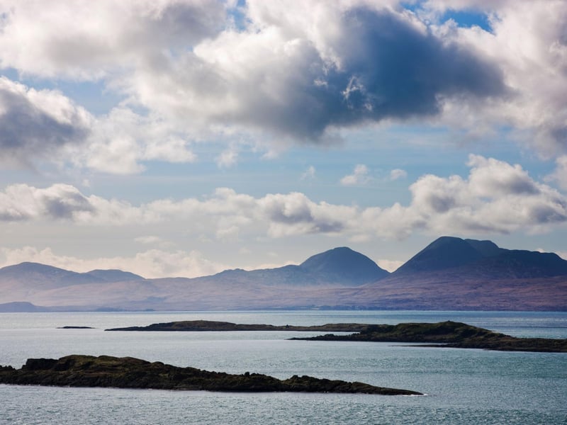 The 'untamed' Isle of Jura in the Inner Hebrides has a small population (just 200) and is described as one of the 'wildest places in Scotland'. It's where George Orwell retreated to write his novel 1984.
