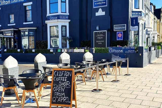 The Clifton Hotel and Coffee Shop will now offer outdoor seating on Ocean Road when it reopens on April 12.