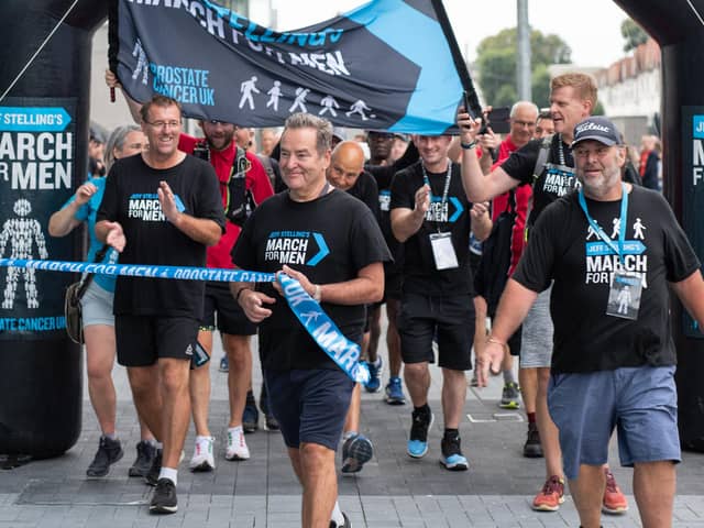 Jeff in support of Prostate Cancer UK.