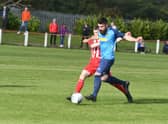 Hebburn Town  (blue) will tackle North Shields in the FA Vase, on Saturday.