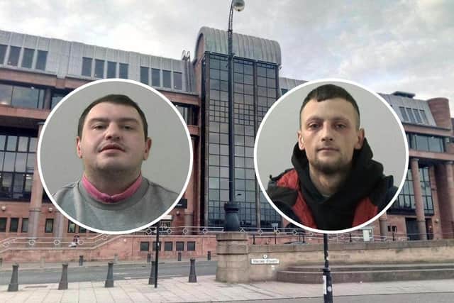 Daniel Langley and Reece Hepplewhite have been jailed at Newcastle Crown Court.