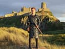 Robert Lundgren aka Ragan the Viking at Bamburgh Castle