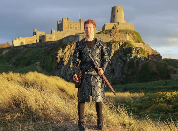 Robert Lundgren aka Ragan the Viking at Bamburgh Castle