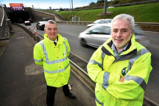 (l-r) Transport lead Martin Gannon and TT2 chief executive Phil Smith