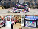 People across South Tyneside put on a display of pink and blue in memory of Chloe Rutherford and Liam Curry who tragically died in the Manchester Arena attack three years ago.