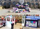 People across South Tyneside put on a display of pink and blue in memory of Chloe Rutherford and Liam Curry who tragically died in the Manchester Arena attack three years ago.