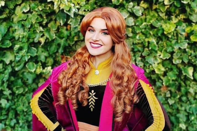 Princess Anna from A Magical Moment will be offering glitter tattoos at the fair.