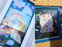 Drawings of rainbows have appeared in windows across South Tyneside. Photos submitted by Rebecca Thorpe.