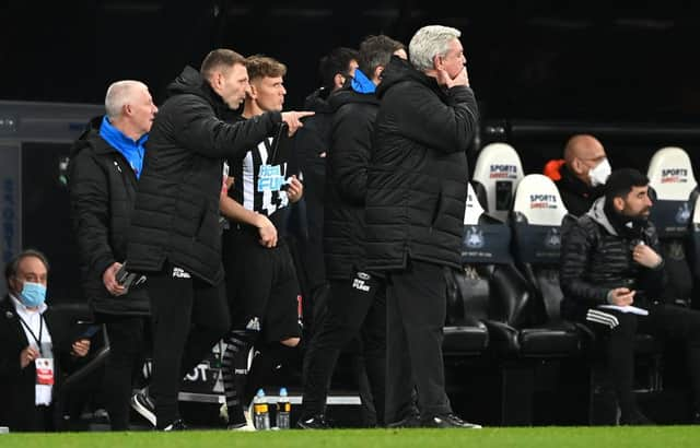 Matt Ritchie and Steve Bruce. (Photo by Stu Forster/Getty Images)