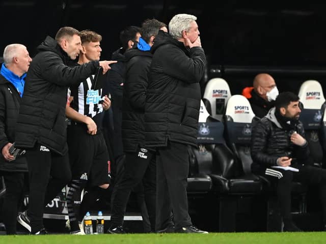 Matt Ritchie and Steve Bruce. (Photo by Stu Forster/Getty Images)
