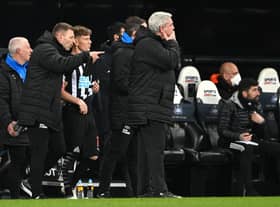 Matt Ritchie and Steve Bruce. (Photo by Stu Forster/Getty Images)