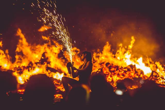 Fire performers will also be putting on a show for families at the Bonfire night event.