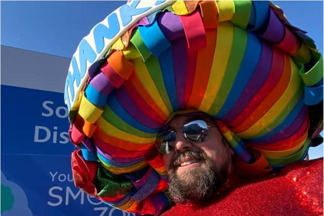 ‘Big Pink Dress’ Colin says he is blown away by the community spirit in South Shields and that he is so proud of his hometown as they rally behind him in support of his 10k Rainbow Dress NHS Walk.