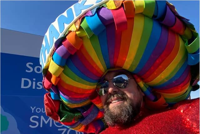 ‘Big Pink Dress’ Colin says he is blown away by the community spirit in South Shields and that he is so proud of his hometown as they rally behind him in support of his 10k Rainbow Dress NHS Walk.