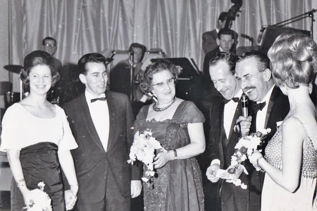 Opening night of the Latino in 1966 with  Mr & Mrs John Smith, Mrs Hogg, Stan's nana, and Stan and Avril Henry in the picture. Photo: Freddie Mudditt (Fietscher Fotos).