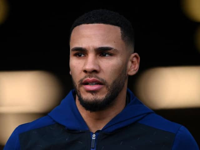 Jamaal Lascelles of Newcastle United arrives to the stadium ahead of the Premier League match between Newcastle United and Burnley at St. James Park on December 04, 2021 in Newcastle upon Tyne, England. (Photo by Stu Forster/Getty Images)
