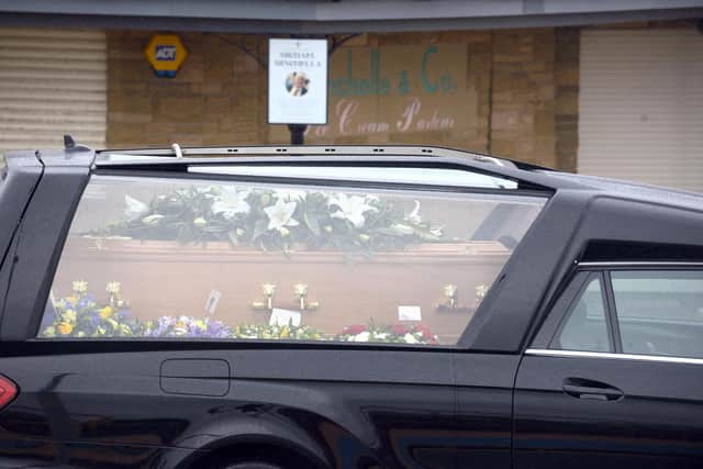 Funeral of Michael Minchella.