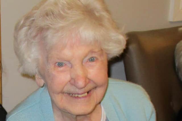 Sheila Cork, a resident of Needham Court care home in Jarrow, is celebrating having both covid jabs
