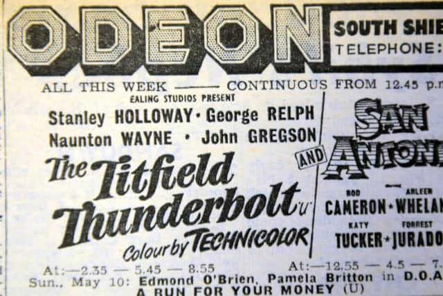 The latest attraction at the Odeon in 1953.