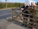George Dodsworth and John Deighan of Downhill Lane Safety Group.