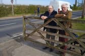 George Dodsworth and John Deighan of Downhill Lane Safety Group.