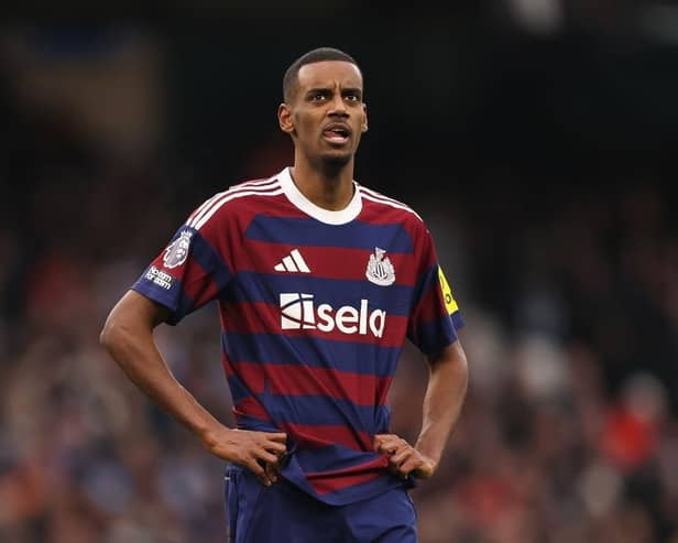 Newcastle United striker Alexander Isak. 