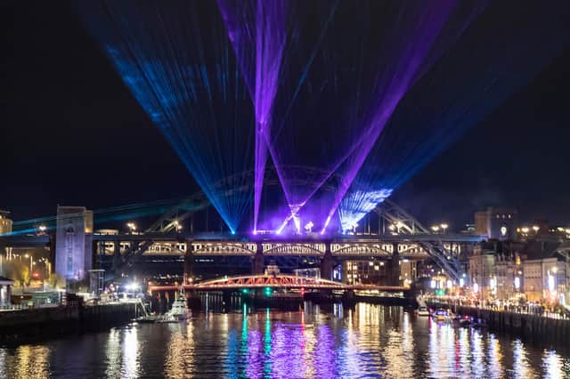 A previous laser show. Picture by Steve Brock Photography.
