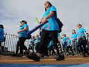 The walkers in South Shields.