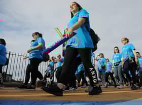 The walkers in South Shields.
