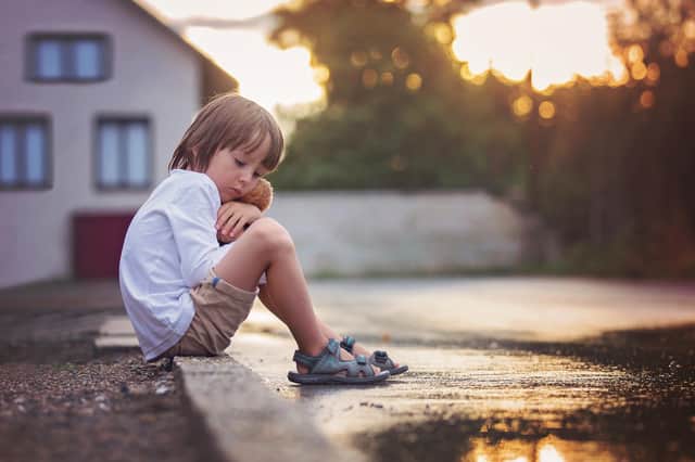 Adults who got in touch with the NSPCC helpline spoke about witnessing children suffering from neglect. Photo posed by model