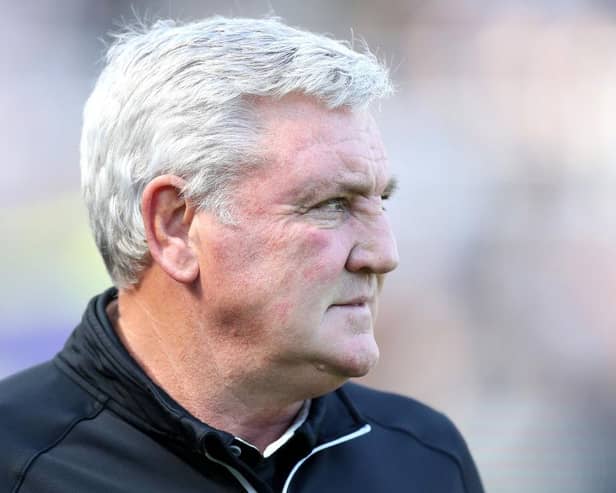 Newcastle United head coach Steve Bruce. (Photo by George Wood/Getty Images)