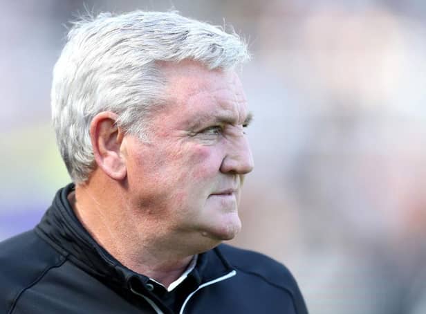 Newcastle United head coach Steve Bruce. (Photo by George Wood/Getty Images)