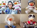 Jo Owen who has appealed for donations of wool to help children with cancer.