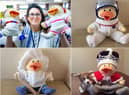 Jo Owen who has appealed for donations of wool to help children with cancer.