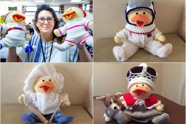 Jo Owen who has appealed for donations of wool to help children with cancer.