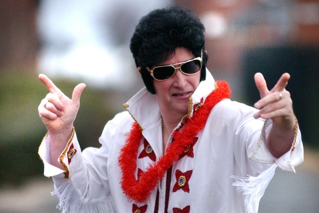Elvis fan Owen Curran was off to Graceland in 2004.