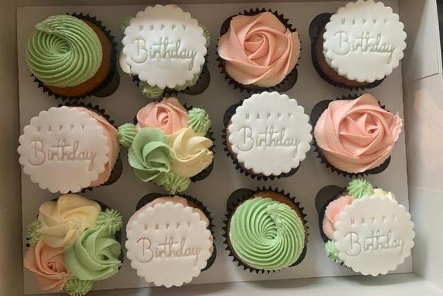 These floral birthday cupcakes are almost too pretty to eat. Kiegan is one of our star bakers!
