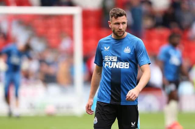 Paul Dummett in pre-season.