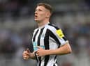 Elliot Anderson is set to make his first competitive start for Newcastle United (Photo by Stu Forster/Getty Images)